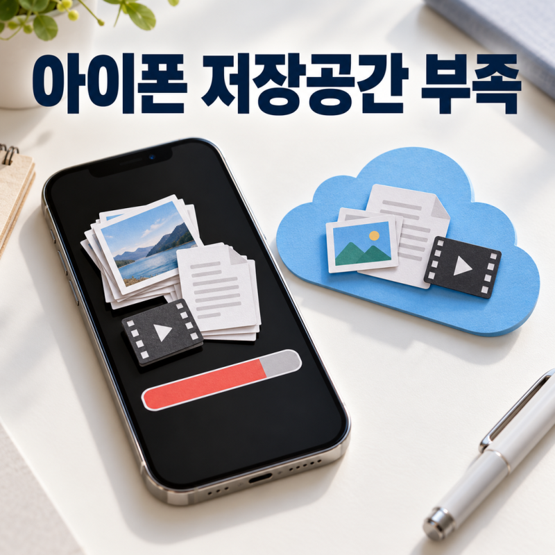 “아이폰에 저장공간 부족 알림이 떴어요”｜iCloud와 기기 용량 확인