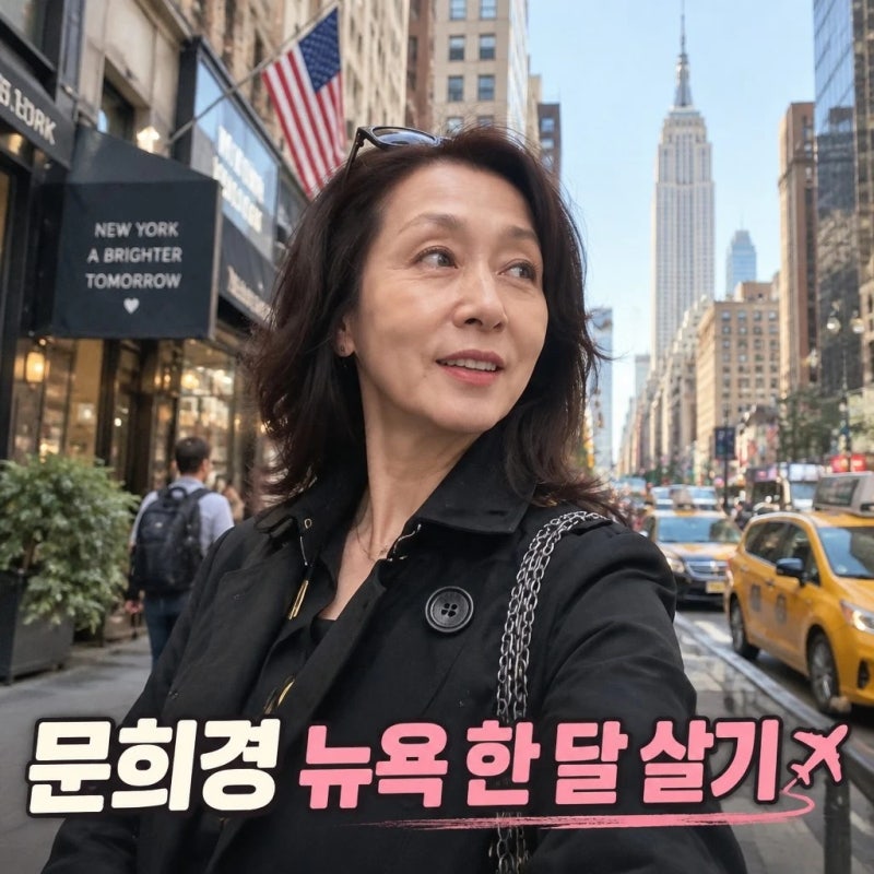 문희경 뉴욕 한 달 살기 60대 여배우의 도전