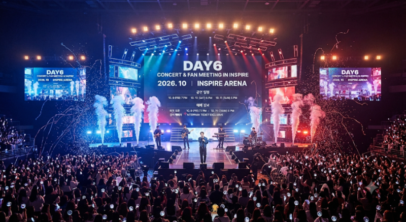 DAY6演唱會行程2026｜10月Inspire Arena粉絲見面會預售資訊