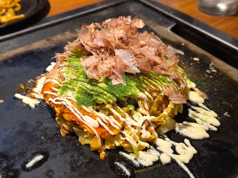 (일본 오사카 여행) 오코노미야키 맛집 메뉴 가격 및 솔직 후기/난바 맛집