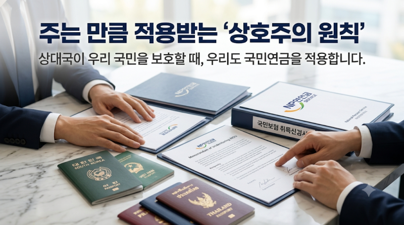 [E-9] 국민연금, 출국만기보험, 상호주의원칙?