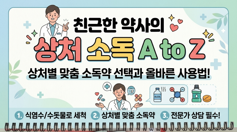 소독약의 올바른 선택