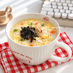 계란야채죽 만들기 간단한 야채죽 레시피 아침죽 끓이는법
