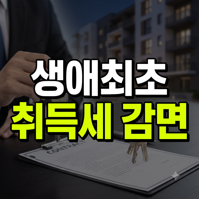 생애최초 주택 취득세 감면 조건과 위택스 신청 방법 총정리