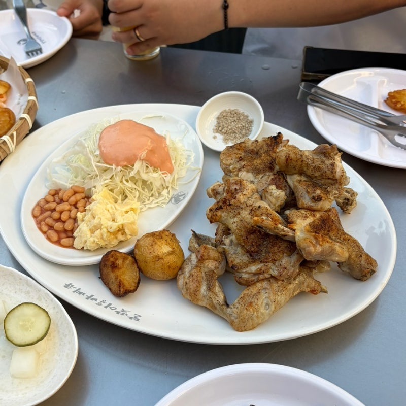 [분당 맛집] 웨이팅 필수인 요즘 핫한 정자역 숯불바베큐 , 달맞이광장바베큐 분당정자점