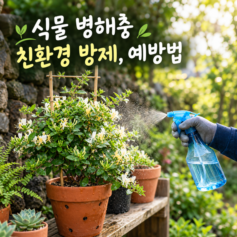 식물 병해충 고민이라면? 친환경 방제 예방법 세가지