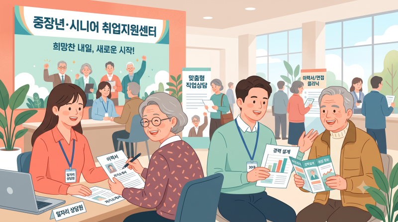 서울에서 중장년 일자리 찾는 곳, 50플러스부터
