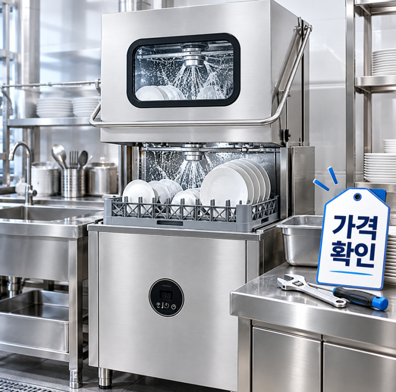 영업용 식기세척기 가격 스타리온 S65H 특징 정리