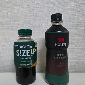 ☕ 편의점 디카페인 커피 내돈내산 비교 리뷰! (할리스 vs 빙그레 아카페라 사이즈업)