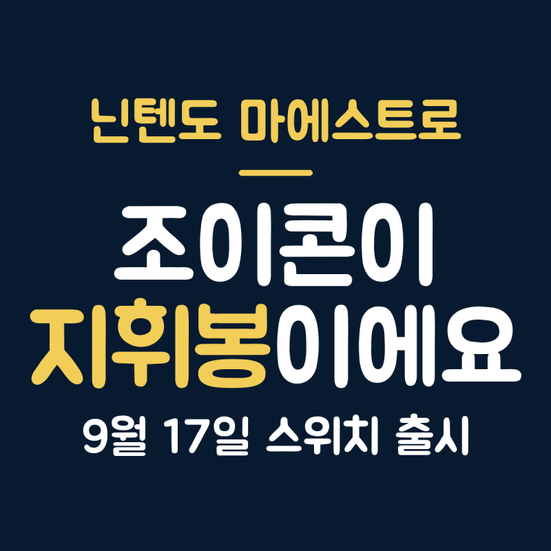 닌텐도 마에스트로 총정리, 9월 17일 발매된 조이콘 지휘 게임