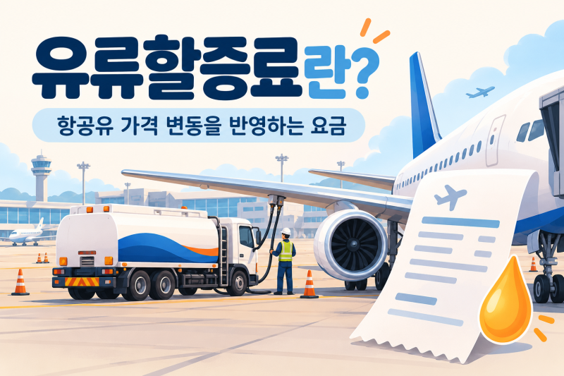 ✈️ 비행기표에 붙는 유류할증료란? 뜻부터 계산·발권일·환불까지 쉽게 알아보기