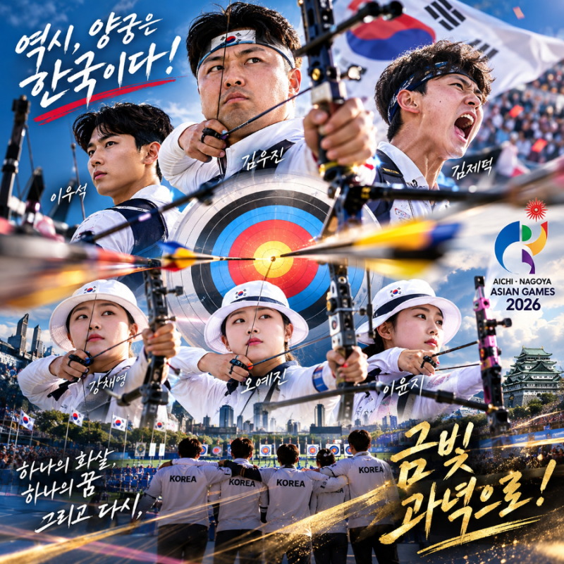 2026 아시안게임 양궁 언제 경기할까? 한국 대표팀 선수·경기 일정과 금메달 도전 알아보기