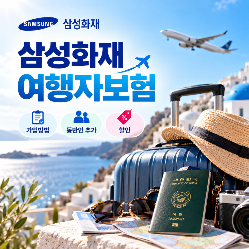 삼성화재 여행자보험 총정리: 가입방법부터 동반인 추가 할인 혜택까지