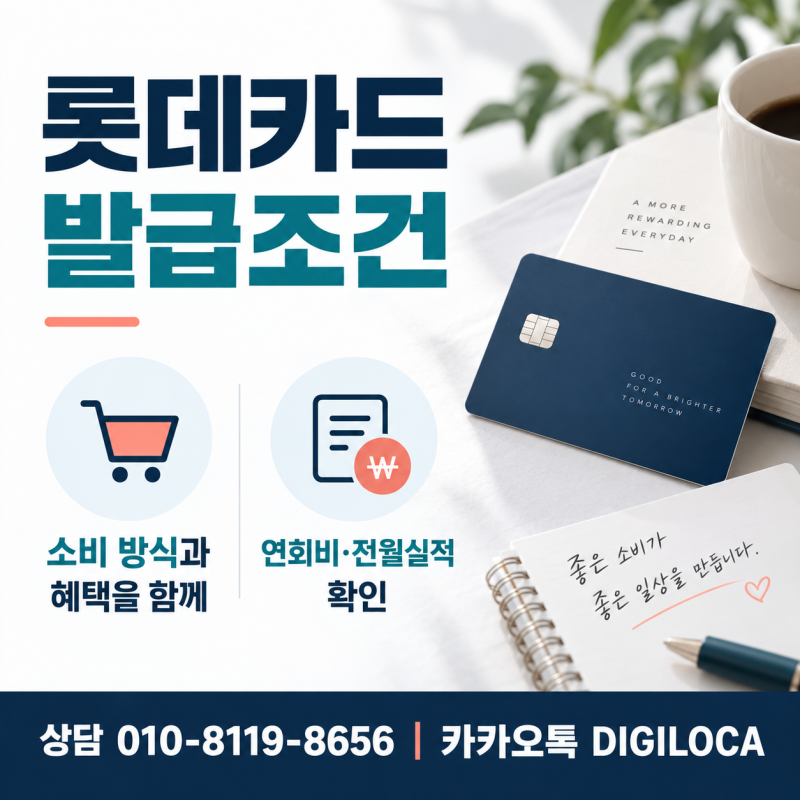 롯데카드 발급 심사 담당자가 보는 순서대로 내 상황 미리 점검하고 신청하는 법