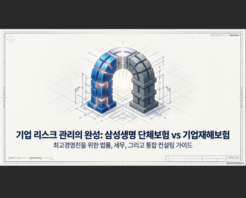 삼성생명 단체보험과 기업재해보험은 기업의 위험 관리 및 임직원 복지를 위해 활용되는 대....