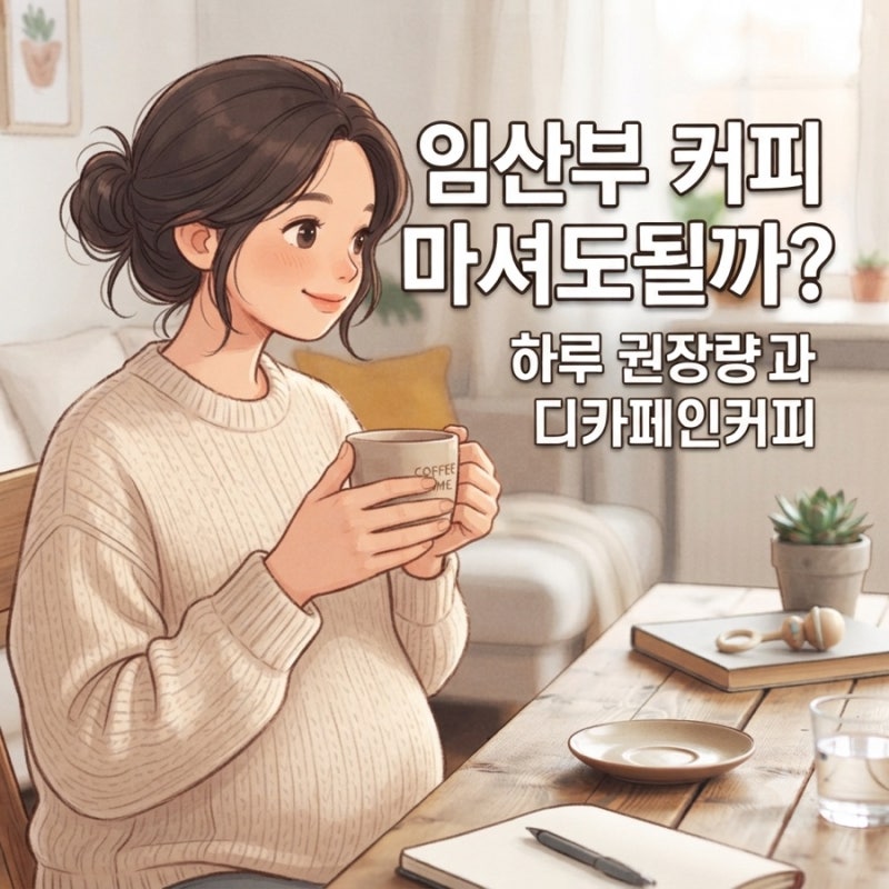 임산부 커피 마셔도 되나요? 하루 권장량과 디카페인커피