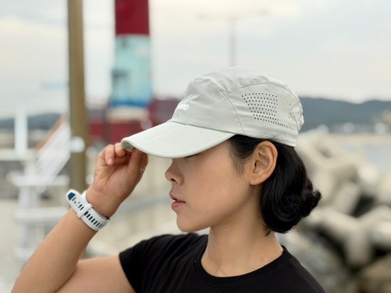 트레킹에 딱 맞는 남녀공용 등산모자 산에로 폴더블 메쉬 모자