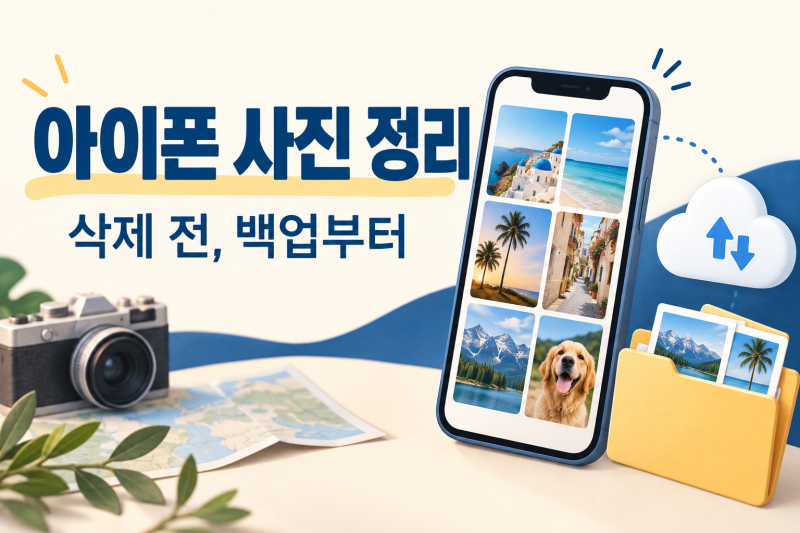 아이폰 사진 용량 줄이기, iCloud 사진 삭제 전에 확인할 것