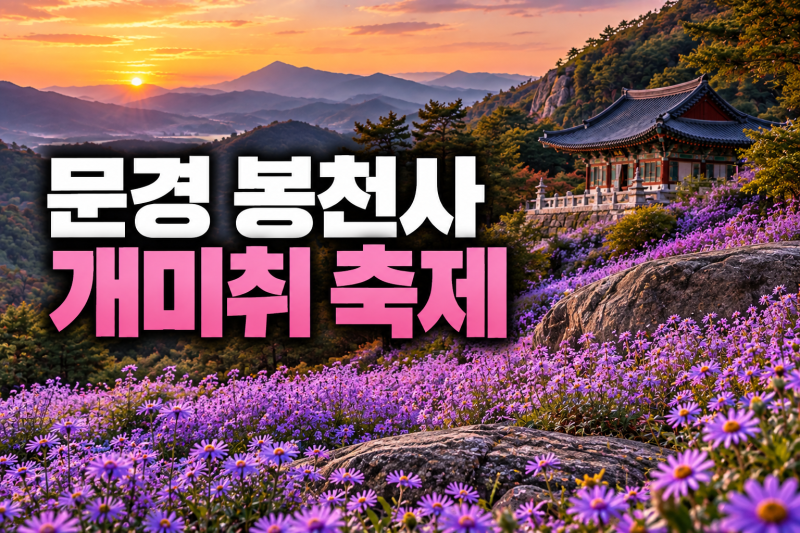 문경 봉천사 개미취 축제 기간 입장료 근처 가볼만한 곳(+주차 맛집)