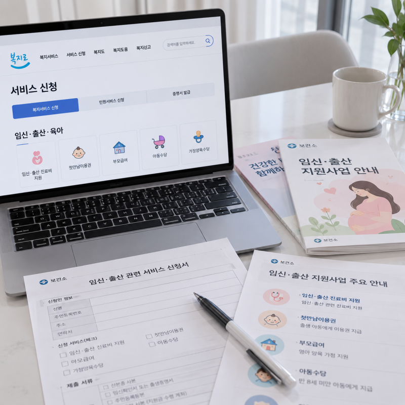 산모신생아건강관리 지원사업 신청 시기부터 서비스 기간까지 정리
