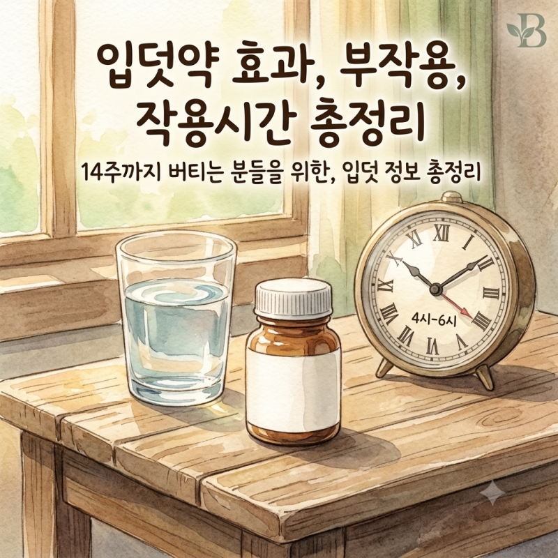 임산부 입덧약 복용법 디클렉틴 마미렉틴 비교 효과 작용시간