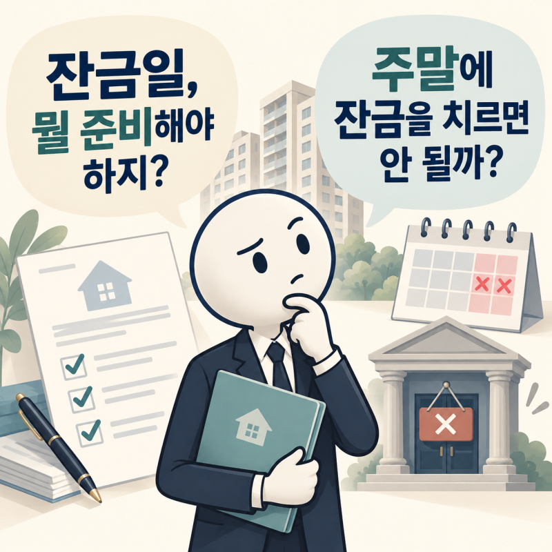 아파트 매매 후 소유권이전등기, 잔금일 전에 무엇을 준비해야 할까요?