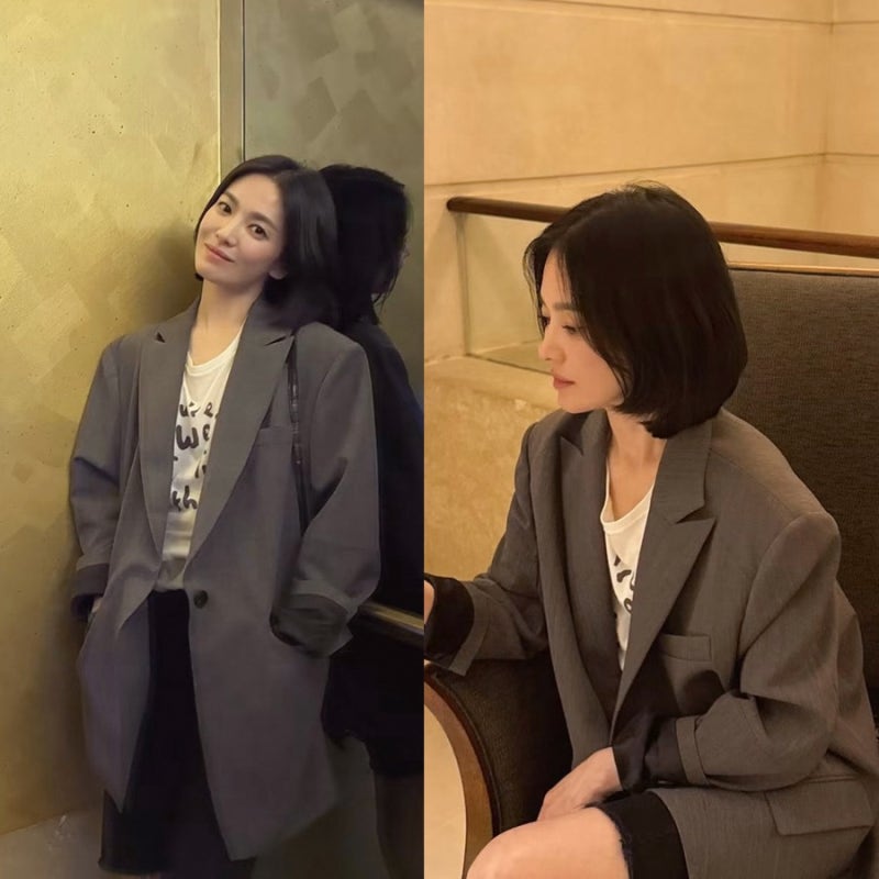 갖고 있으면 기본은 하는 데일리한 매력 송혜교 클래식 블레이저