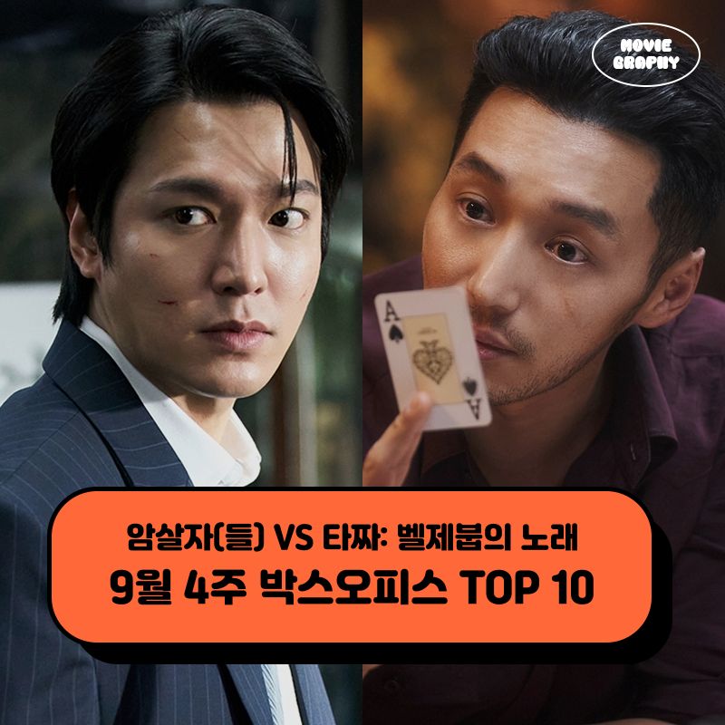 영화 암살자들 VS 타짜4 예매율 손익분기점 관객수 추이는? - 9월 4주 최신개봉영화 박스오피....