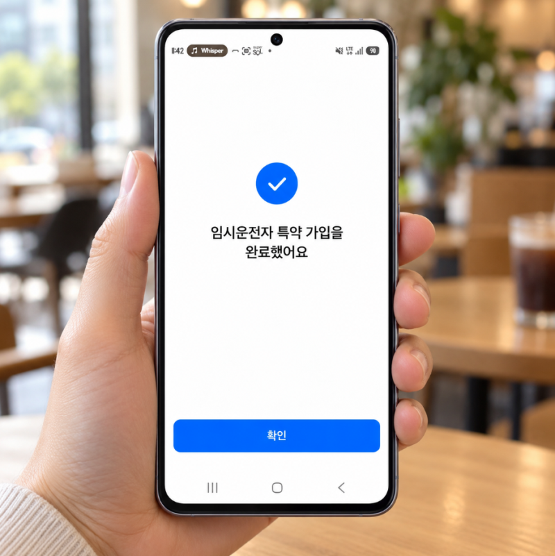 삼성화재 자동차보험 임시운전자 특약 가입 방법