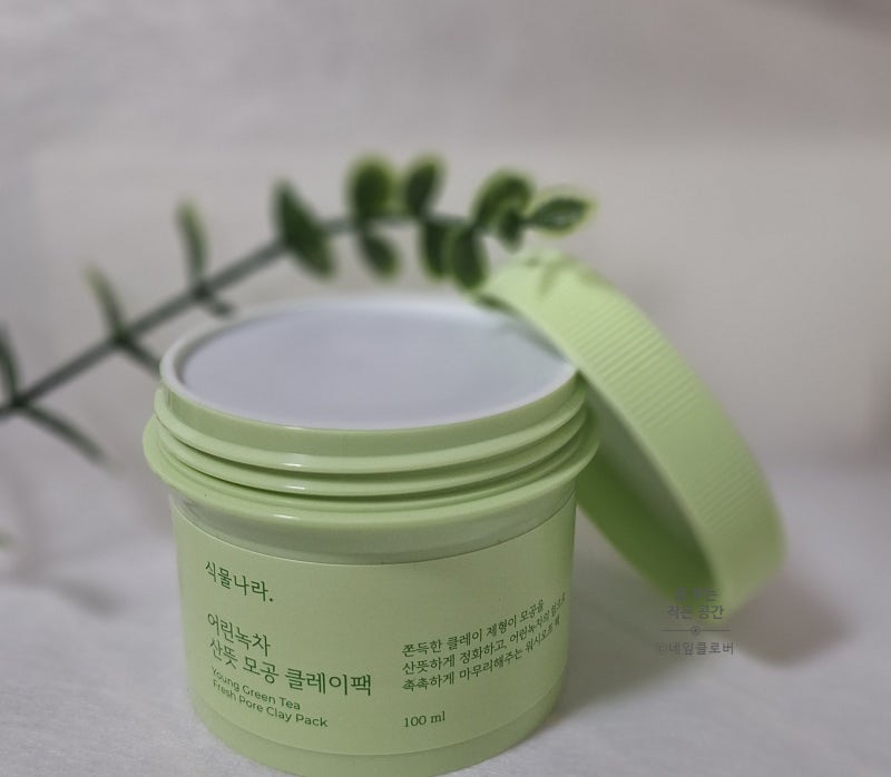 올리브영 추천템. 청소년 아이 모공.피지 케어엔 '식물나라 어린 녹차 산뜻 모공 클레이팩' ....