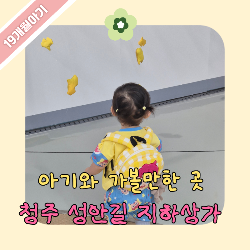 청주 성안길 아기와 가볼만한 곳 : 지하상가의 새로운 변신, 청년창업지원센터 방문 후기