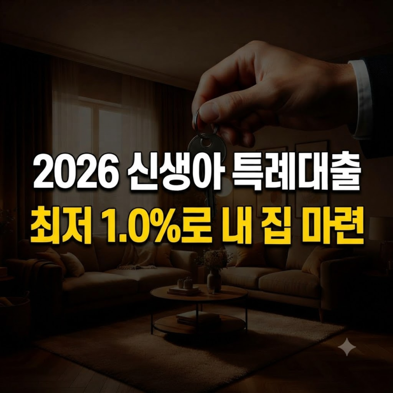2026 신생아 특례대출 조건과 금리, 기간 완벽 정리 (디딤돌·버팀목)