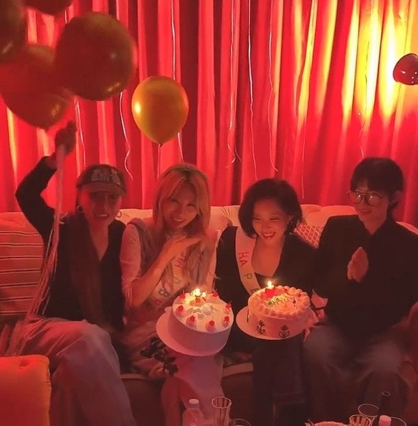 "우리 언니들 보고 싶었어요!" 브아걸 완전체 모임 포착, 변함없는 우정 과시