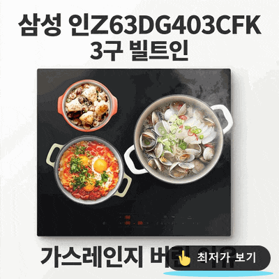 삼성 인덕션 NZ63DG403CFK 3구 빌트인, 가스레인지 버린 이유