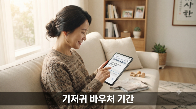 기저귀 조제분유 바우처 기간 지나면 지원금 72만원 소멸되요. 놓치지 마세요!