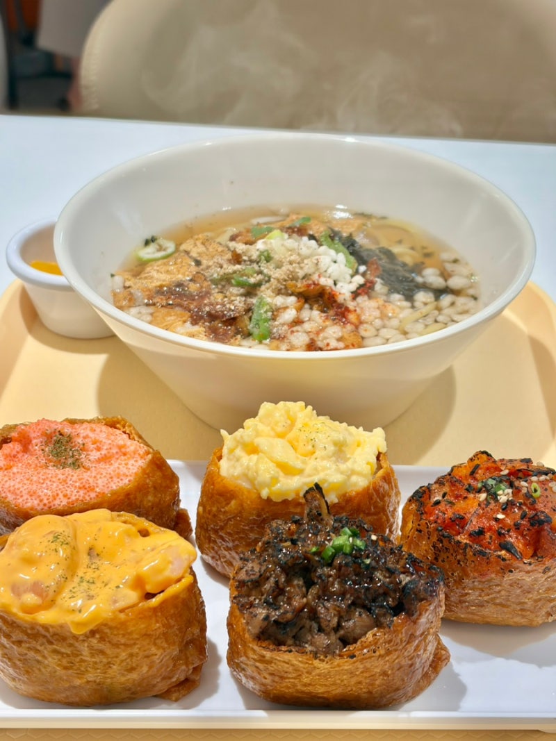 모모유부 강남구청점, 강남구청 맛집 뚱유부초밥과 기대 이상이었던 유부칼우동