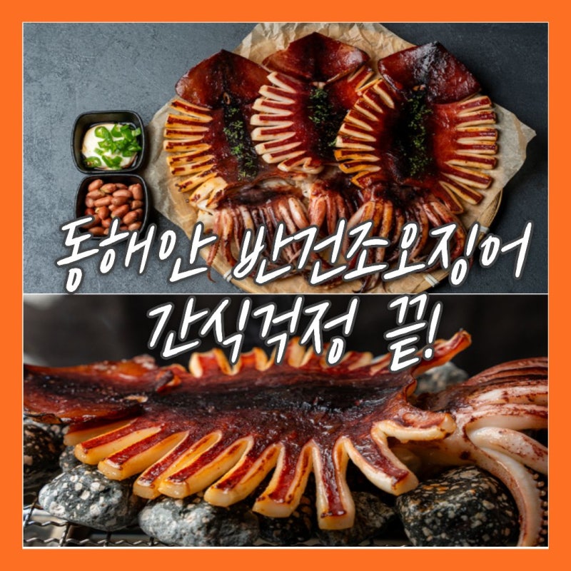 동해안 구룡포피데기 반건조오징어 선택한 이유(+캠핑간식, 술안주)