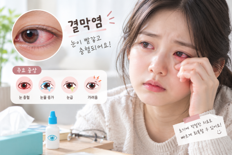 눈병(결막염)때매 불편하다! 불편해!