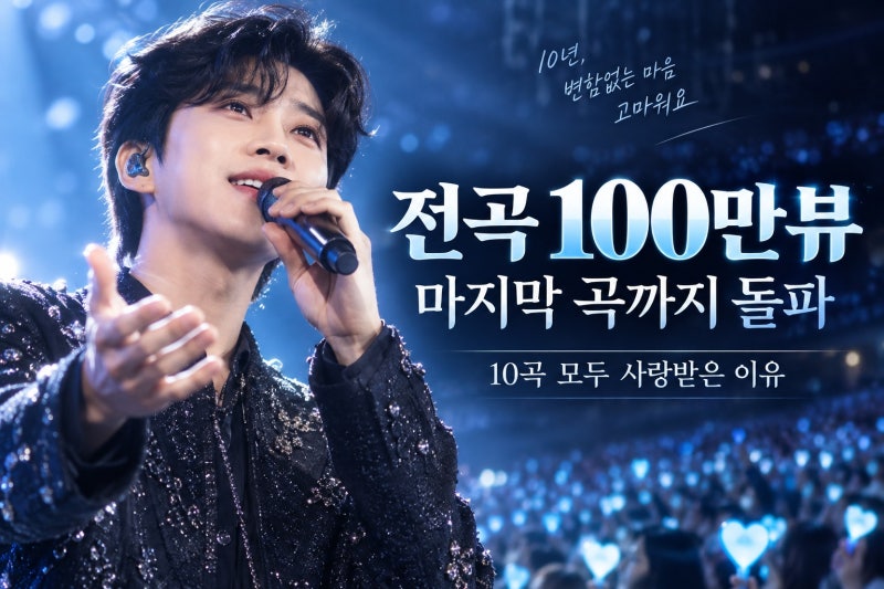 임영웅 IM HERO 10 전곡 100만 뷰 달성, 10곡 모두 사랑받은 이유