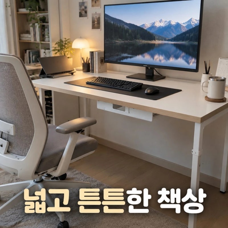 데스커 컴퓨터 책상 2.0 1200x700 화이트 솔직한 특징 정리