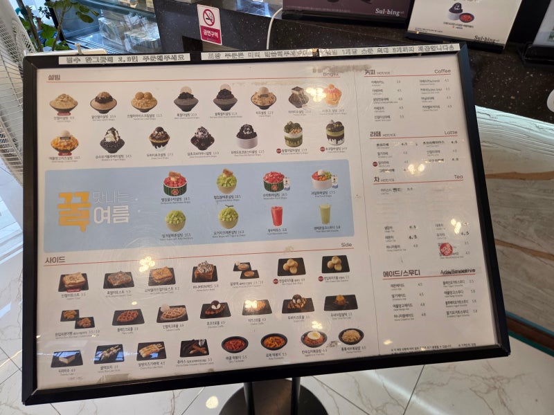 과일화채 설빙과 오레오 초코몬스터 설빙 두 가지 먹어본 후기