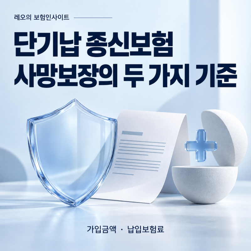 단기납 종신보험 추천, 기납입 플러스로 낸 보험료까지 더해서 보장받는 확실한 플랜
