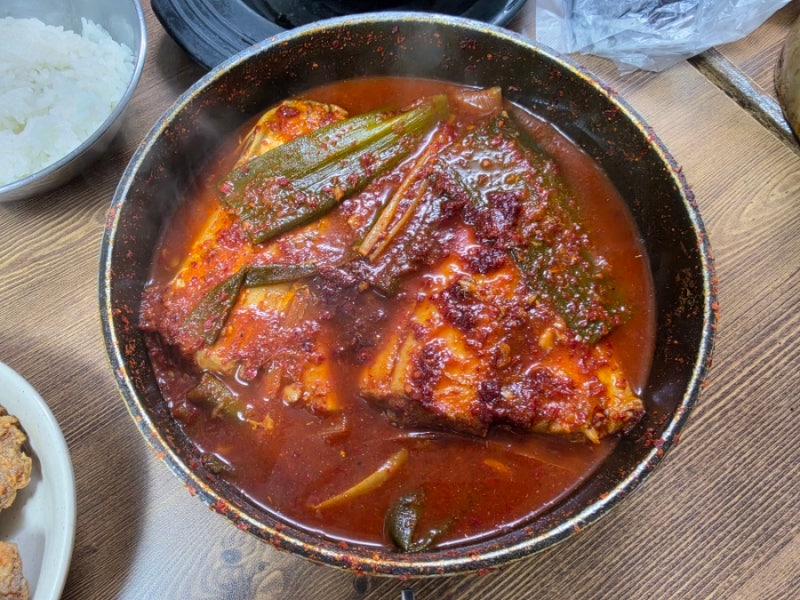 남대문시장 갈치조림골목 대표 맛집 '희락갈치' 평일 웨이팅·계란찜 후기