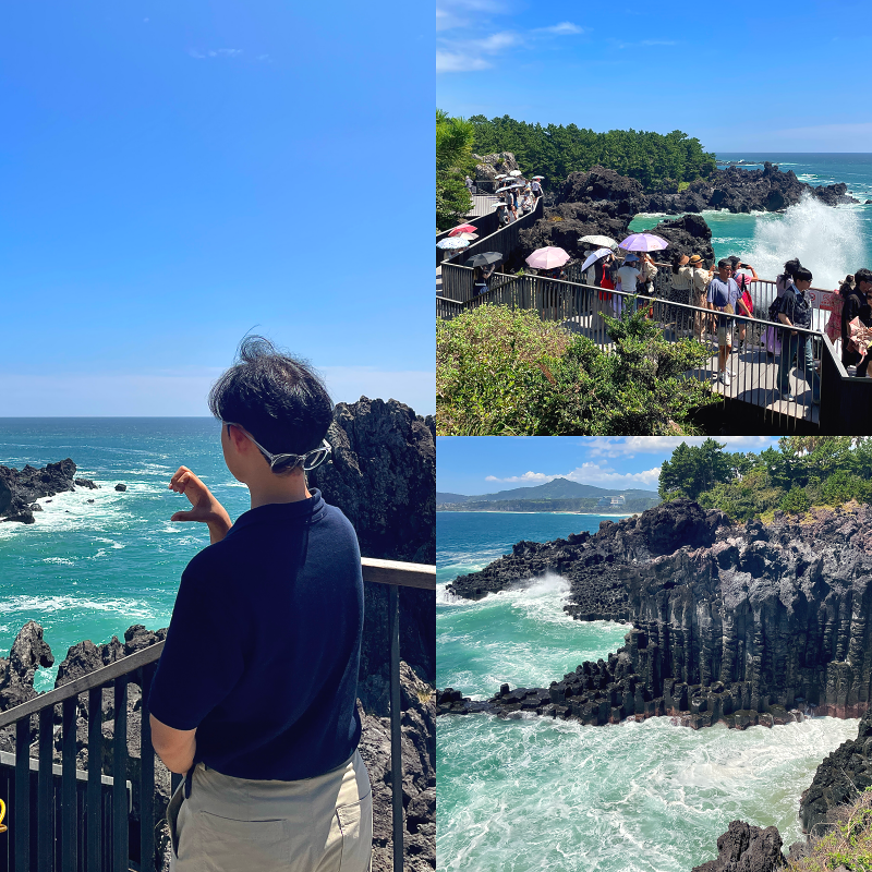 濟州島中文觀光園區看點：大浦柱狀節理，濟州