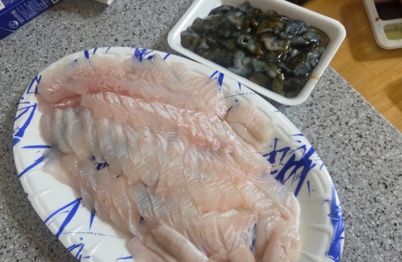 서천특화수산시장 광어회 시세 해삼 멍게 구입