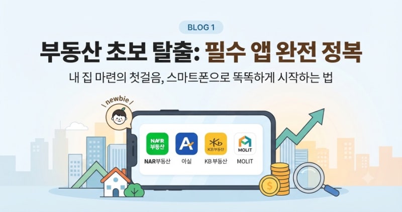 내 집 마련을 위한 부동산 공부 | 초보가 직접 써본 필수 앱 정리·추천