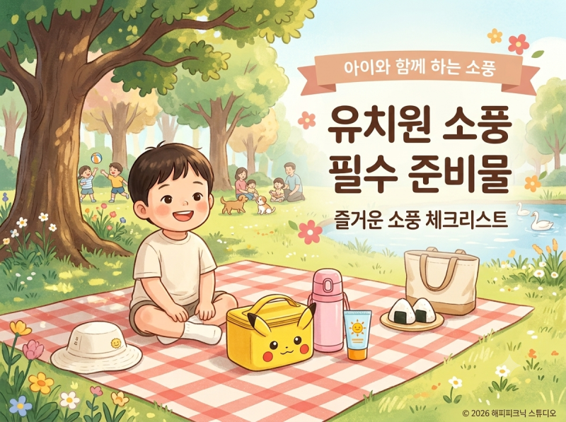 유치원 / 어린이집 가을 소풍 준비물, 이것만 챙기면 끝!