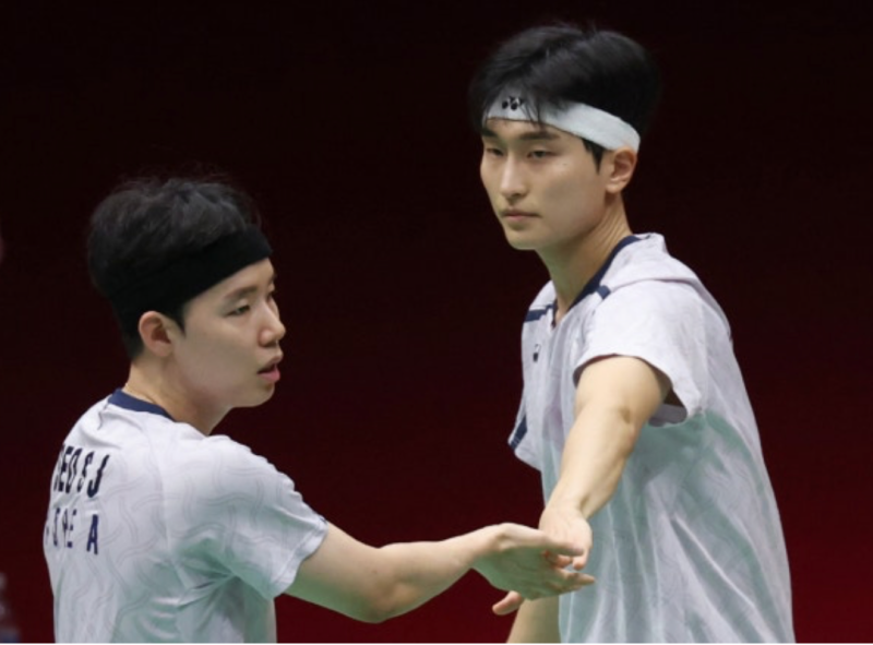 2026 아시안게임 배드민턴 서승재 김원호 0-2 패배, 세계 1위가 46위에 무너졌다..동메달 획득