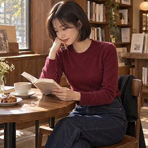겹쳐 입을 여성 레이어드 긴팔 티셔츠, 바스켓 앙고라티 실측과 세탁법