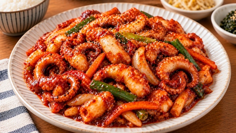 낙지볶음 황금레시피｜낙지 질기지 않게 볶고 매콤한 양념 맛있게 만드는 법